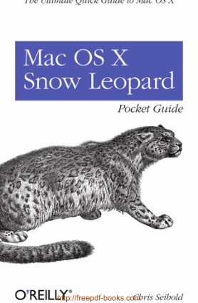 Free Download PDF Books, Mac Os X Snow Leopard Pocket Guide