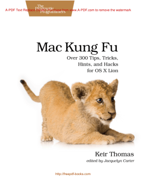 Free Download PDF Books, Mac Kung Fu