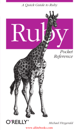 Free Download PDF Books, Ruby Pocket Reference – FreePdfBook