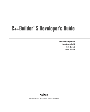 Free Download PDF Books, C++ Builder 5 Developers Guide – FreePdf-Books.com