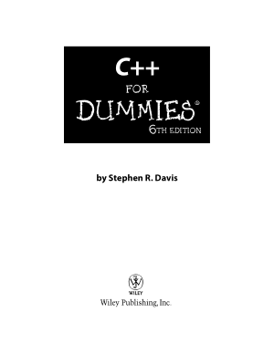 C++ for Dummies 6th Edition Book &#8211; FreePdf-Books.com