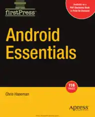 Free Download PDF Books, Android Essentials, Android Tutorial