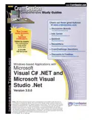 Free Download PDF Books, Microsoft Visual C# .Net And Microsoft Visual Studio .Net Version 3.0.0