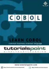 Free Download PDF Books, COBOL Programming Tutorial