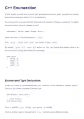 Free Download PDF Books, C++ Enumeration _ C++ Structures