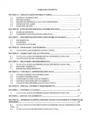 Free Download PDF Books, Table of Contents Section Wise Free Template MS Word