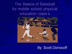 Basics Of Baseball Powerpoint Presentation Template PPT