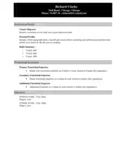 Free Download PDF Books, Sample Accountant Resume Template Word | PDF