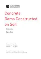 Free Download PDF Books, Concrete Dams Constructed on Soil Materials