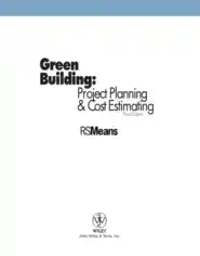 Free Download PDF Books, Green Building Project Planning And Cost Estimating