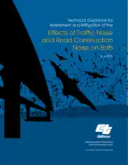Free Download PDF Books, Effects of Traffic Noise and Road Construction Noise on Bats