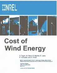 Free Download PDF Books, Cost of Wind Energy