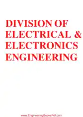 Free Download PDF Books, Division Of Electrical And Electronic Engineering