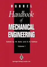 Free Download PDF Books, Dubbel Handbook of Mechanical Engineering