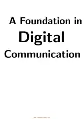 Free Download PDF Books, A foundation in digital Communication, Pdf Free Download