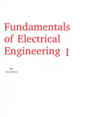 Free Download PDF Books, Fundamentals of Electrical Engineering I