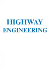 Free Download PDF Books, Highway Engineering