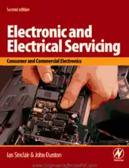 Free Download PDF Books, Electronic and Electrical Servicing Consumer and Commercial Electronics Second Edition