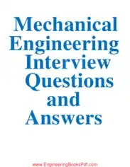 Free Download PDF Books, Mechanical Engineering Interview Questions With Answers