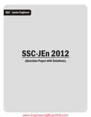 Free Download PDF Books, SSC JE Previous Paper Electrical 2012