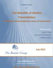 Free Download PDF Books, The Benefits of Electric Transmission Identifying and Analyzing the Value of Investments