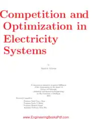 Free Download PDF Books, Competition and Optimization in Electricity Systems