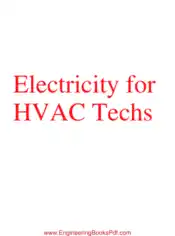Free Download PDF Books, Electricity for HVAC Techs