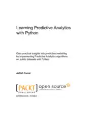 Free Download PDF Books, Learning Predictive Analytics with Python