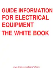 Free Download PDF Books, Guide Information for Electrical Equipment the White Book