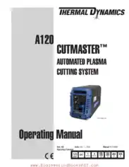 Free Download PDF Books, CUTMASTER Automated Plasma Cutting System