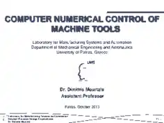 Free Download PDF Books, Computer Numerical Control Machine Tools