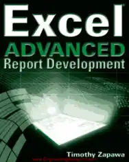 Free Download PDF Books, Excel Advanced Report Development