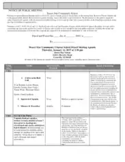 Free Download PDF Books, Blank School Agenda Template