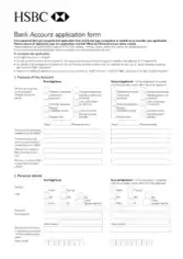 Free Download PDF Books, Bank Account Application Form Template