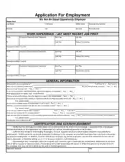 Free Download PDF Books, Blank Employment Application Form Template