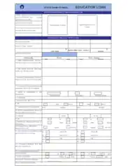 Free Download PDF Books, Education Loan Application Form Template