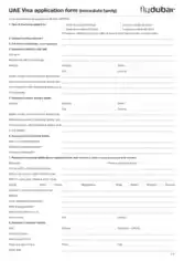 Family Visa Application Form Template