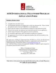 Free Download PDF Books, Fellowship Program Application Form Template