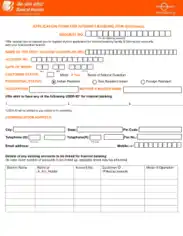 Free Download PDF Books, Internet Banking Application Form Template