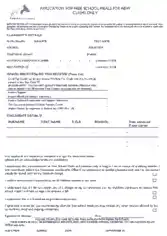 School Meals Application Claim Form Template