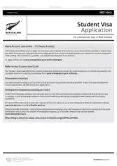 Free Download PDF Books, Student Visa Application Form Template