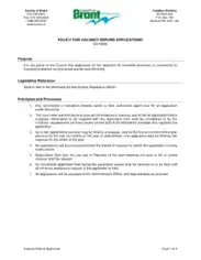 Vacancy Refund Application Form Template
