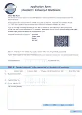 Free Download PDF Books, Enhanced Disclosure Application Form Template