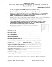 Free Download PDF Books, Merit Scholarship Application Form Template