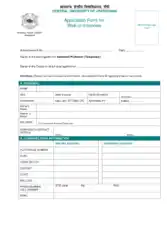 Free Download PDF Books, Application Form For Walk In Interview Templates