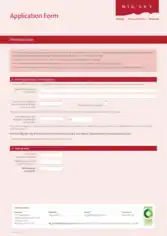 Personal Loan Application Form Templates