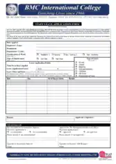 Staff Leave Application Form Templates