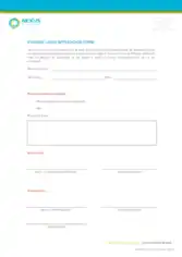 Student Leave Application Form Templates