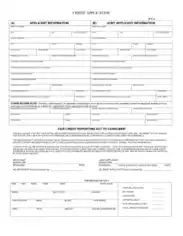 Sample Credit Application Form Pdf Template