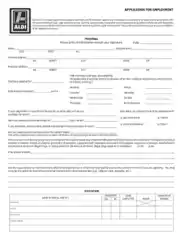 Free Download PDF Books, Employment Application Form Template